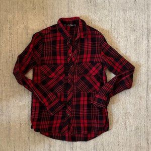 Red & Black Flannel Zara Shirt